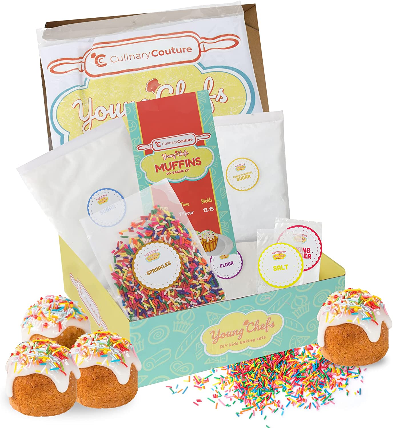 Young Chefs Funfetti Muffin Baking Kit – Culinary Couture Life